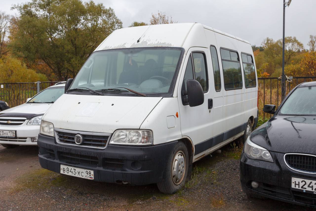 Микроавтобус (автобус категории М2 класс В) FIAT DUCATO, гос.знак – В 843  ХС98, 2009 года выпуска